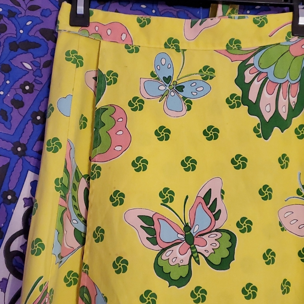 Vintage butterfly wrap skirt - Picture 5 of 14